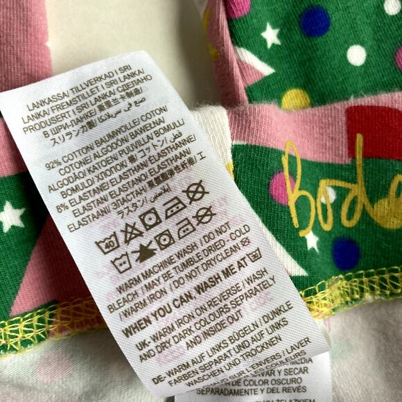 Mini Boden Festive Christmas Leggings - Pink - 11-12 - Picture 5 of 11